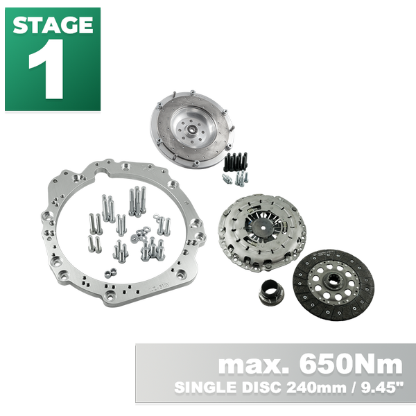 PMC Steg 1 Toyota UZ - BMW M57 / E46 S54 M3 - 240mm / 9.45"