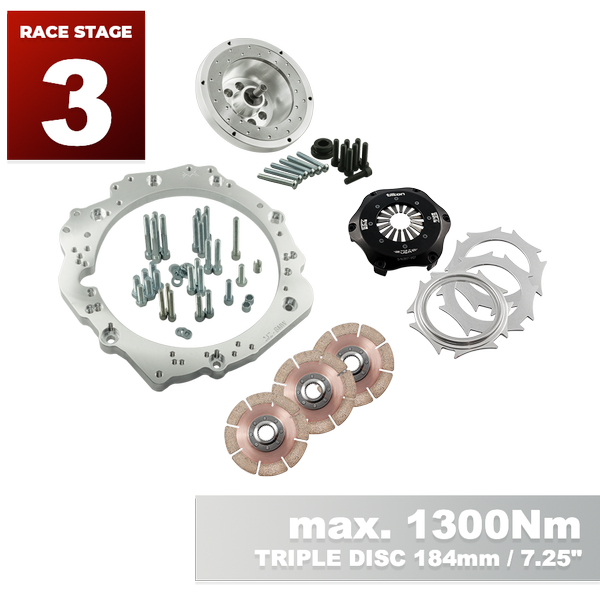 PMC RACE Steg 3 Toyota JZ - BMW M57N HGU HGK / N54 - 184mm 7.25" (P)