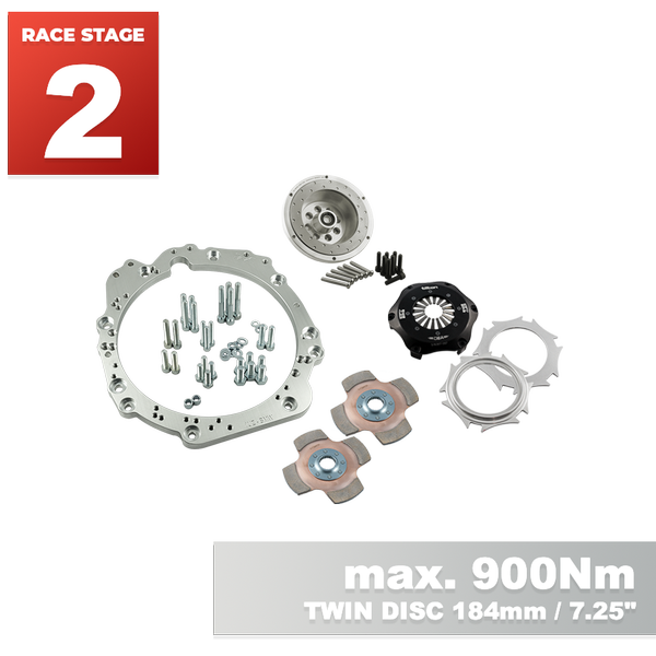 PMC RACE Steg 2 Toyota UZ - BMW M57N HGD JGA - 184mm / 7.25" (S)