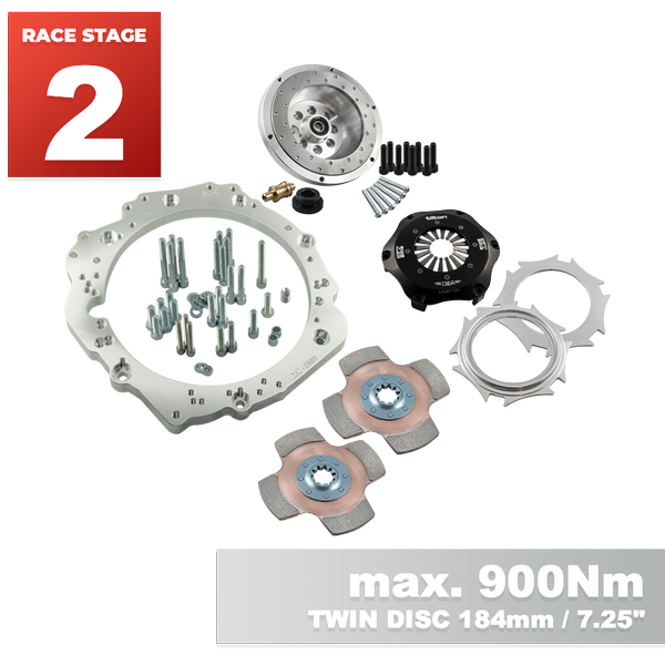 PMC RACE Steg 2 Toyota JZ - BMW M50 S50 M52 S52 M54 - 184mm / 7.25" (S)