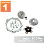 PMC RACE Steg 1 Toyota UZ - BMW M57N HGD JGA - 240mm / 9.45"