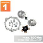 PMC RACE Steg 1 Toyota UZ - BMW M57 / E46 S54 M3 - 240mm / 9.45"