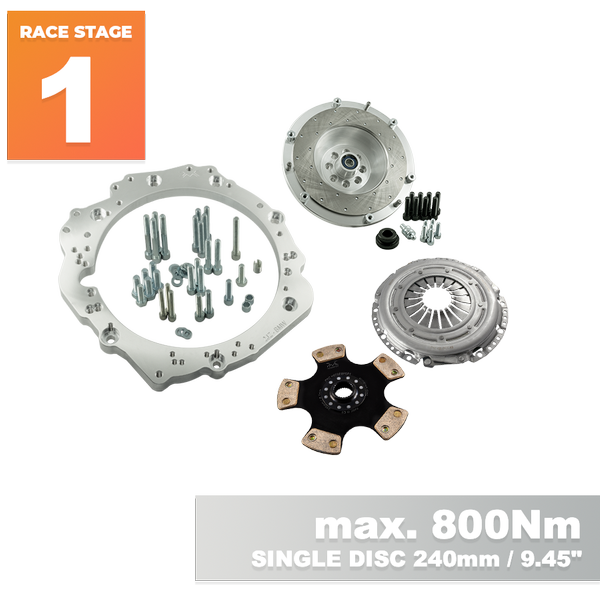 PMC RACE Steg 1 Toyota JZ 1JZ 2JZ - BMW M57N M57N2 6-speed HGD JGA HGA - 240mm / 9.45"