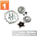 PMC RACE Steg 1 Toyota JZ 1JZ 2JZ - BMW M57N M57N2 6-speed HGD JGA HGA - 240mm / 9.45"