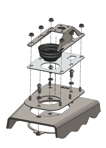 Fästplatta för BMW E30 (Standard)