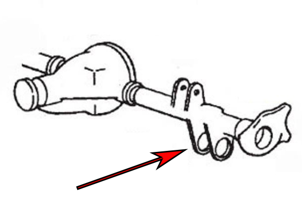 ASS Förstärkningsöron 240 bakaxel nedre