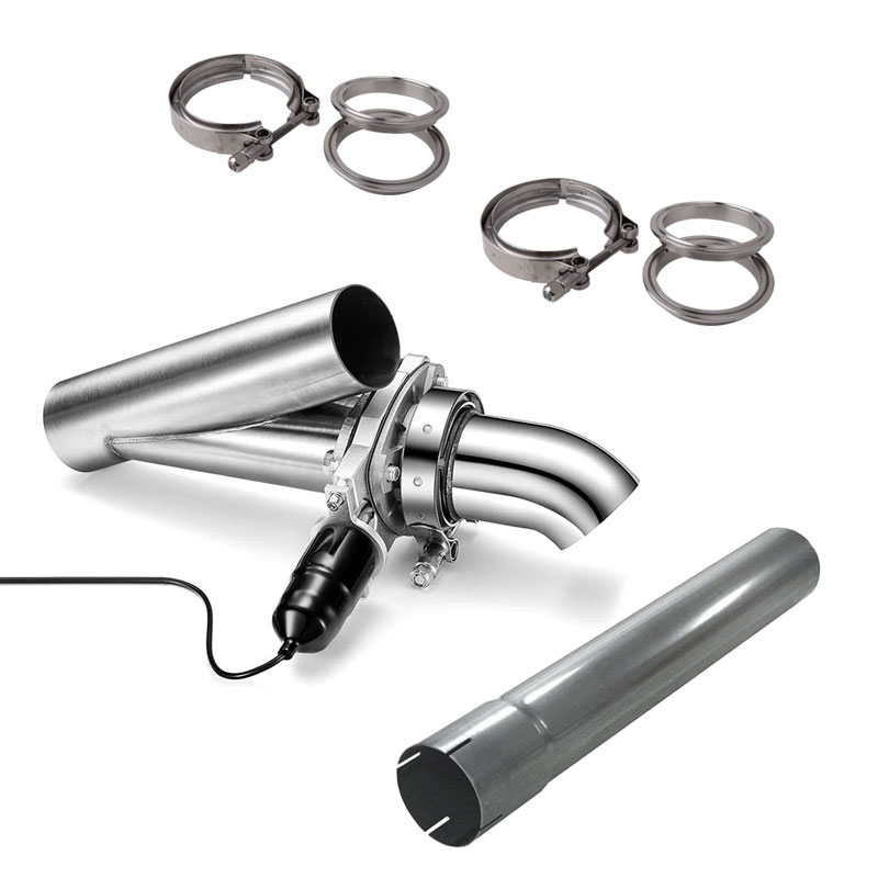 Avgasspjäll / exhaust cutout 3,5" (89mm) - KIT