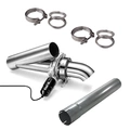 Avgasspjäll / exhaust cutout 3,5" (89mm) - KIT