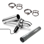 Avgasspjäll / exhaust cutout 4" (102mm) - KIT