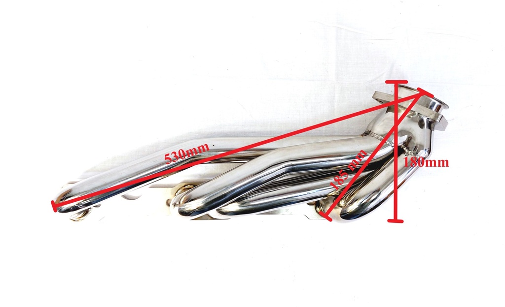 Headers Small Block Chevy (SBC) Kort Bak