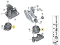 IRP Aluminium Motorfäste BMW E8X, E9X