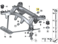 IRP Differentialbussning Aluminium BMW E8X, E9X M1, M3