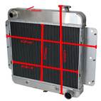 Vattenkylare Chevrolet Nova 62-67