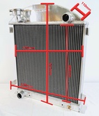 Vattenkylare Ford Model A 28-29