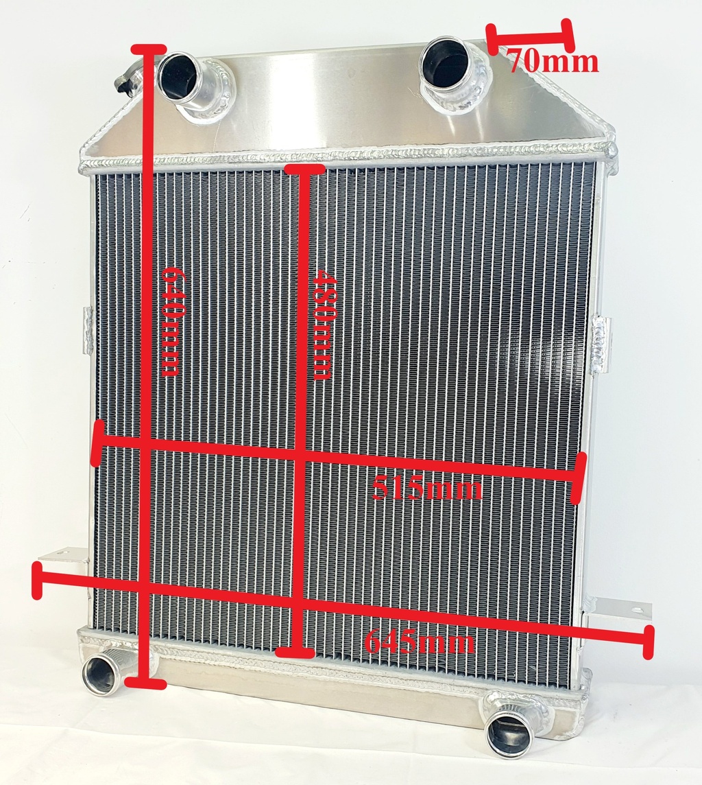Vattenkylare Ford/Hot Rod 39-40 Sidventil
