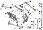 IRP Justerbara Toe-stag bak BMW F2x, F3x