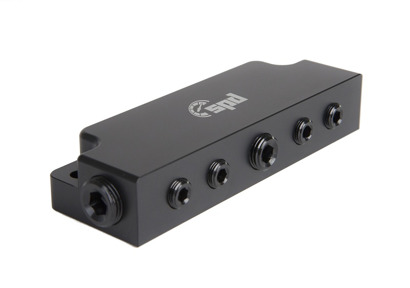 SPD Kopplingsblock vatten/olja svart