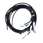 Tändkabelsats 45 grader Svarta