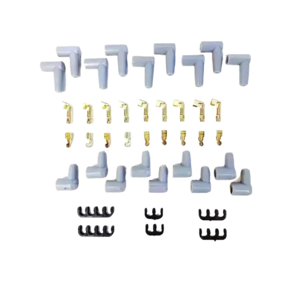 Tändkabelsats 45 grader Röda