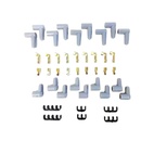 Tändkabelsats 45 grader Svarta