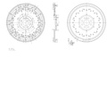 Tenaci Modlärt Svänghjul - Mercedes 200MM