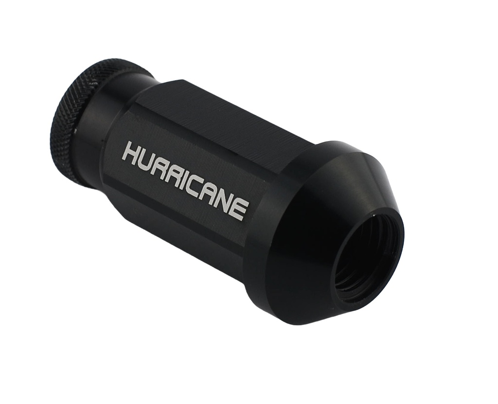 Hjulmutter Kit Aluminium Svart M12x1,25 (50mm)
