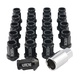 Hjulmutter Kit Aluminium Svart M12x1,25 (39mm)