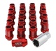 Hjulmutter Kit Aluminium Röd M12x1,5 (39mm)