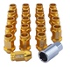 Hjulmutter Kit Aluminium Guld M12x1,5 (39mm)