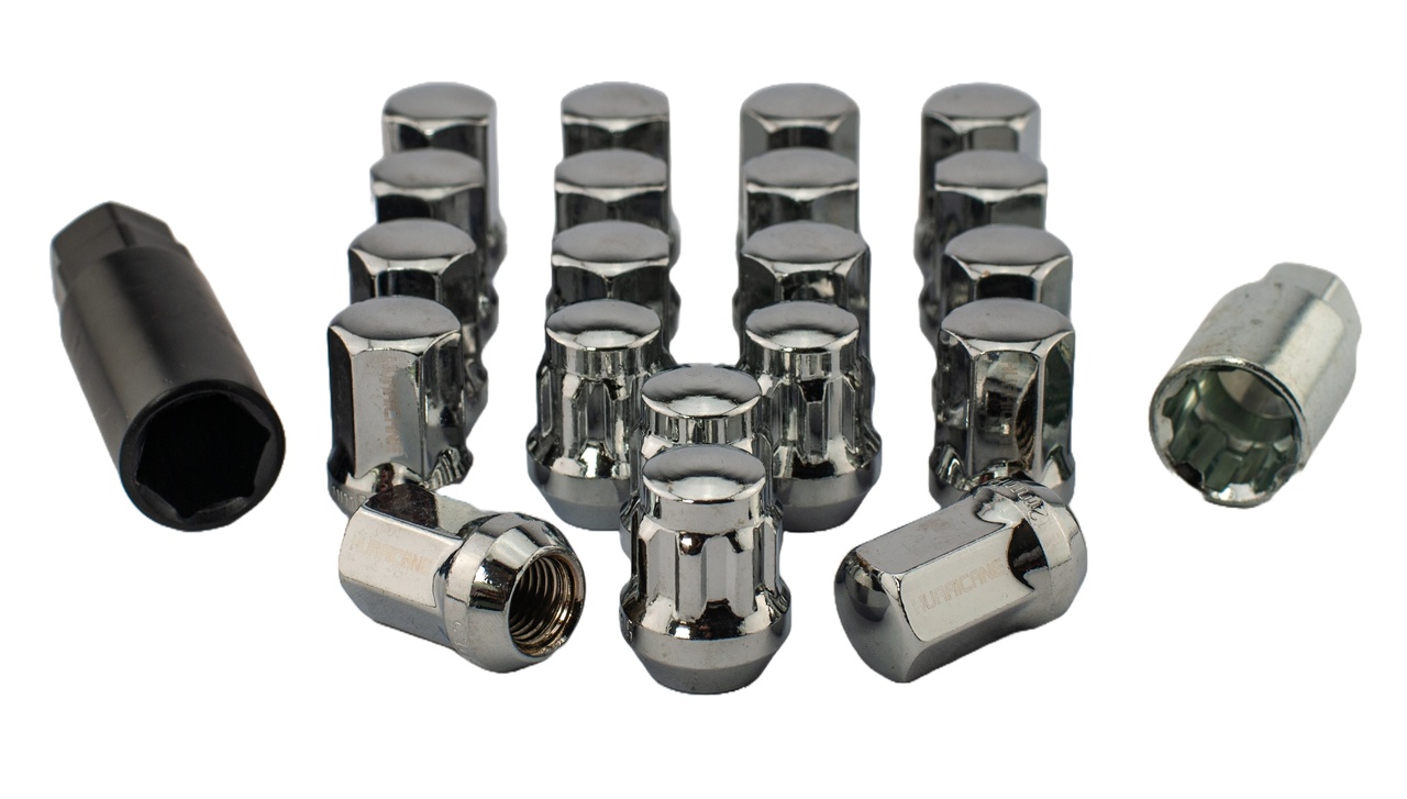 Hjulmutter Kit Stål Silver M12x1,5 (32mm)