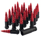 Hjulmutter Kit Aluminium Röd M12x1,5