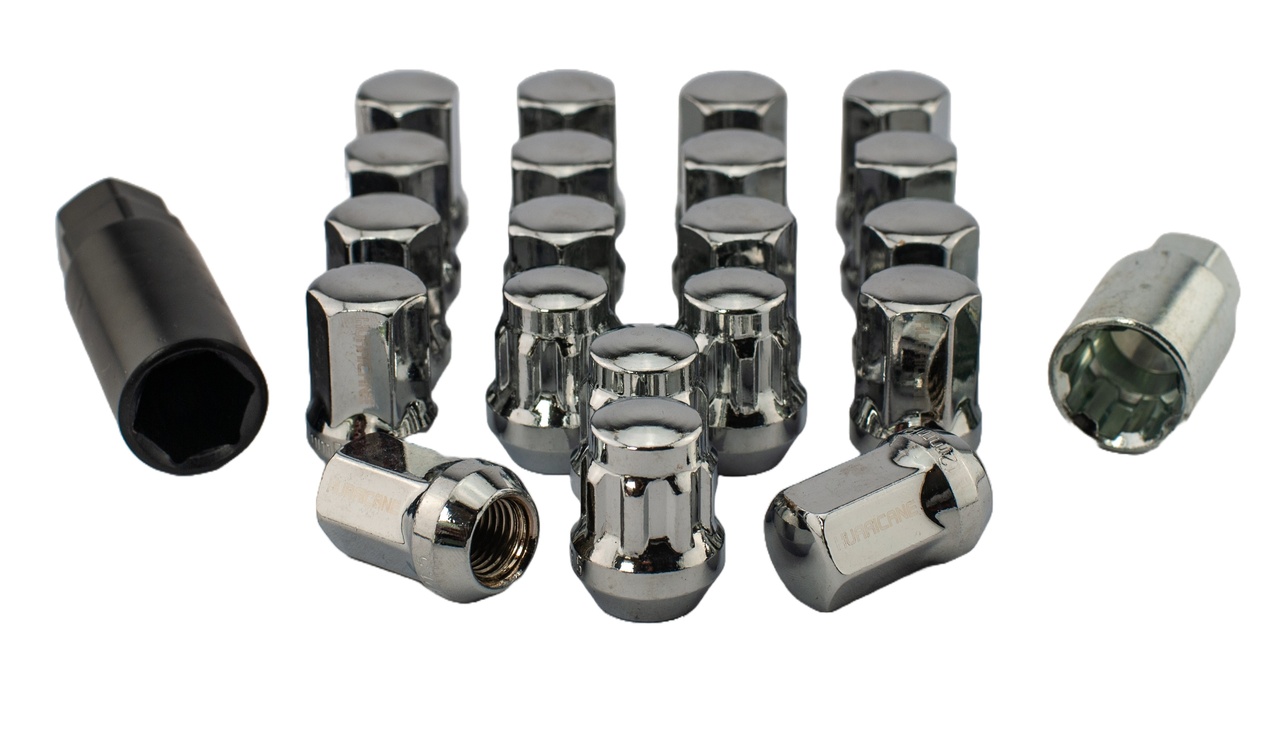 Hjulmutter Kit Stål Silver M12x1,25 (32mm)