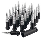 Hjulmutter Kit Aluminium Silver M12x1,25