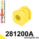 Strongflex krängningshämmarbussning fram Nissan Micra K11