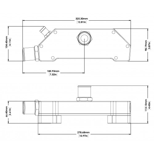 Davies Craig GM LS3, LS6, SBC, LSX Vattenpumpsadapter kit