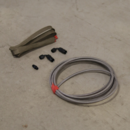 Holset Olja in Kit Turbo 2 x 90 Grader AN4 + Värmeskyddsstrumpa