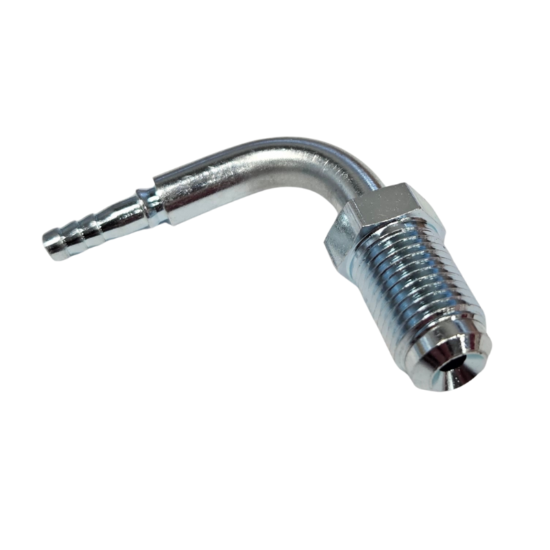 Presskoppling M10x1 Hane 90 grader (svivel)