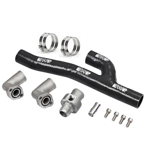 Davies Craig Chevrolet Big Block Vattenpumpsadapter kit (Svart slang)