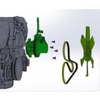Davies Craig Ford Coyote 5.0L Vattenpumpsadapter