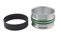 V-Band aluminium 2,5" - Dessa rör sig axiellt