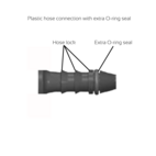 Hurricane SAE Snabbkoppling 45° (15,82 / ID14)