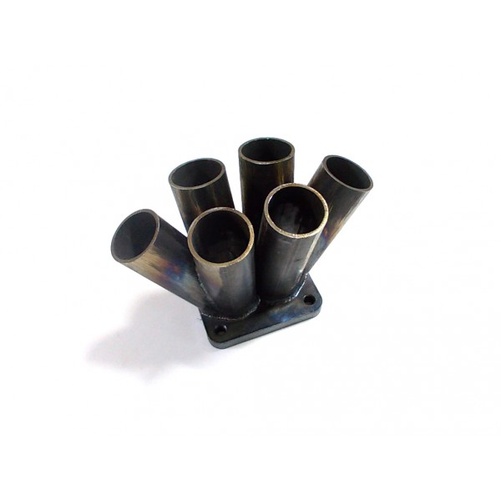 Kollektor 6cyl stål - T3 twin-entry