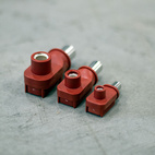 8,0mm Snabbkoppling Batterikabel Röd