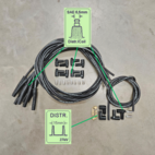 Hurricane V8 Tändkabelsats Rak + 90° SAE
