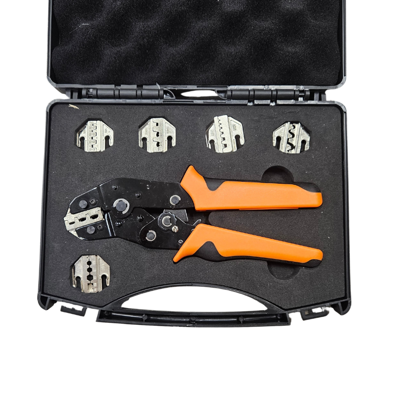 Universal Krymptång med 6 utbytbara käftar