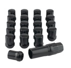 Hjulmutter Kit av låsmodell Svart M12x1,5