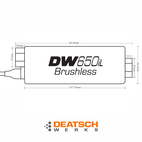 Deatschwerks DW650il Borstlös in-line bränslepump