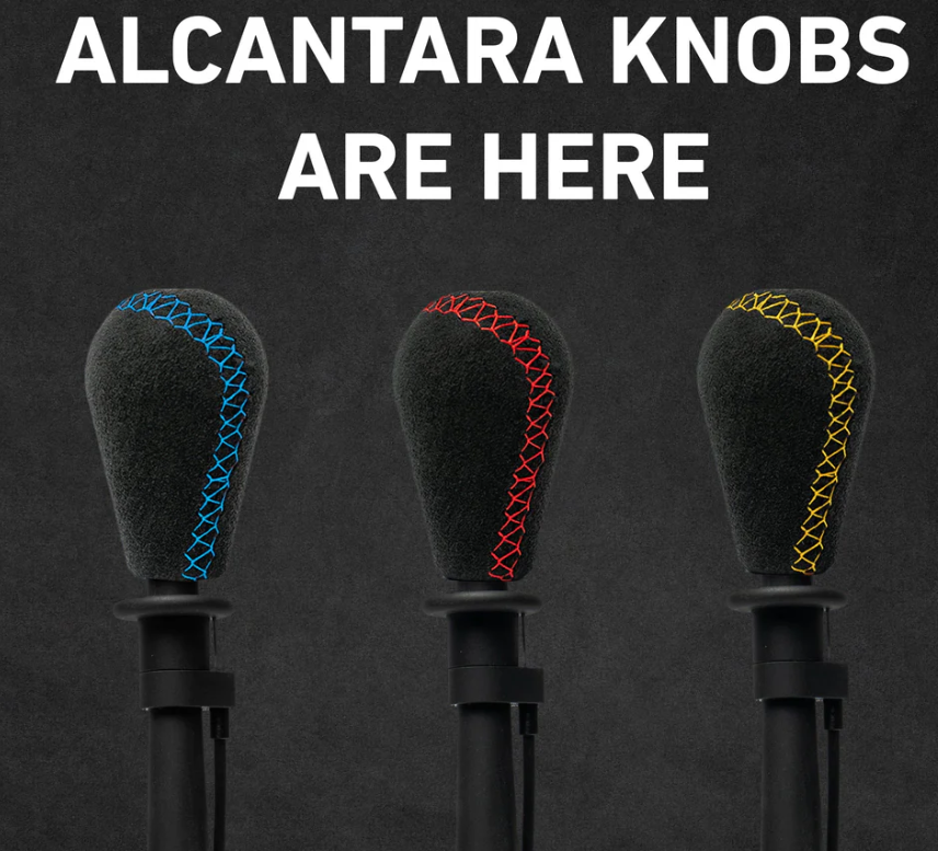 REVIN Växelspaksknopp Special Alcantara (Blå)