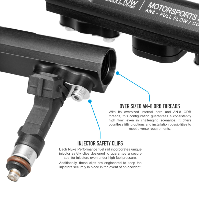 Nuke Volvo 4cyl Vitmotor Fuel Rail