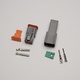 Kontaktdon KIT 2-polig DT series Hane + Hona